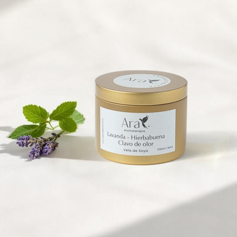 Velas con aromaterapia | Ara Jabones