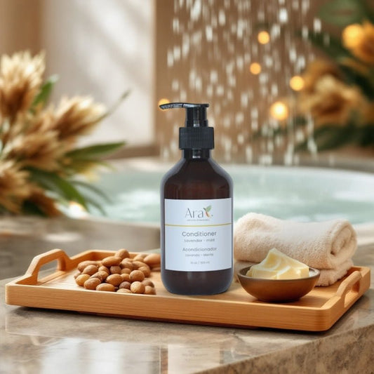 Acondicionador Líquido 300ml | Productos de baño para hoteles Boutique | 12 unidades - Ara Jabones