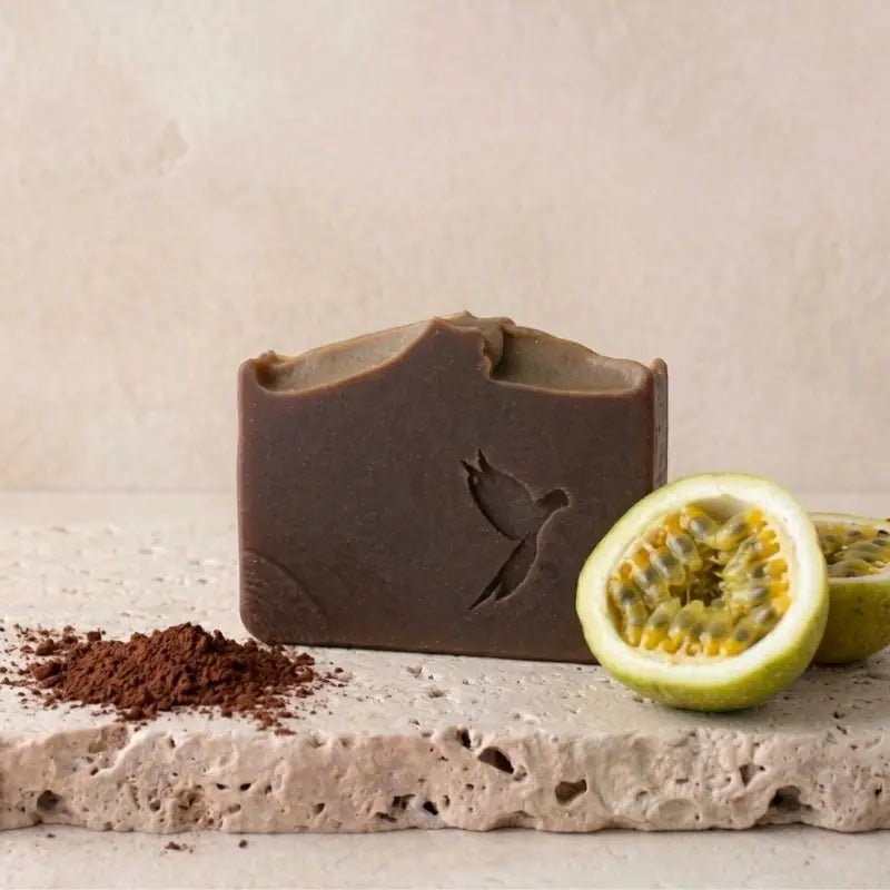 Jabón Artesanal de Cacao & Maracuyá: Nutrición Intensa y Antioxidante - Ara Jabones