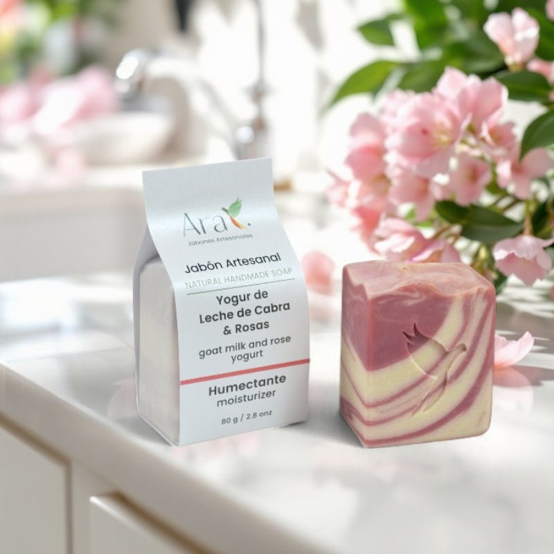 Jabón Artesanal de Yogur de Leche de Cabra - Ara Jabones