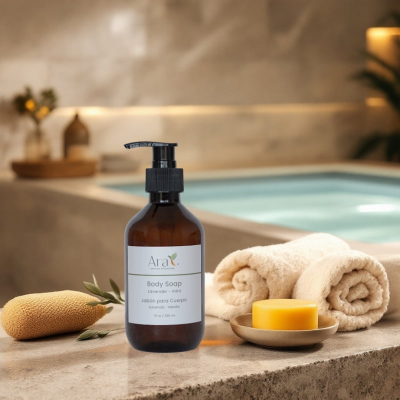 Jabón Líquido 300ml | Amenidades para Hoteles | 12 unidades - Ara Jabones