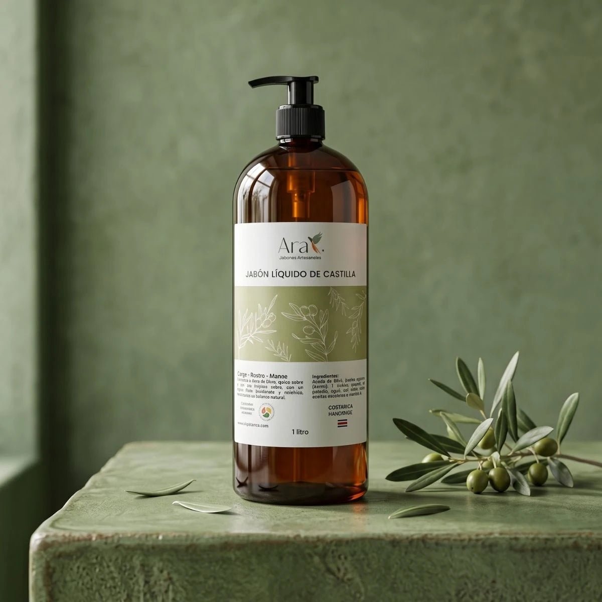 Jabón líquido de Castilla Artesanal | Aromas variados | 1 Litro - Ara Jabones