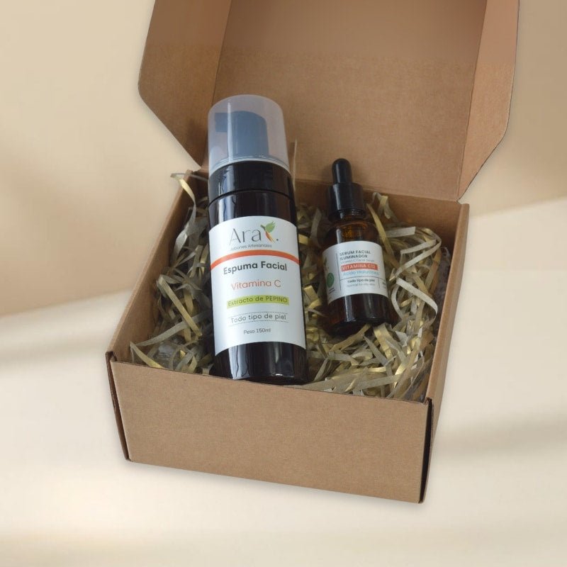 Kit Facial Vitamina C | Regalos para Mamá Día de la Madre - Ara Jabones