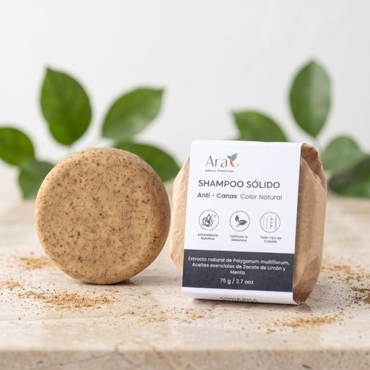 Shampoo en barra para Oscurecer el Cabello - Ara Jabones