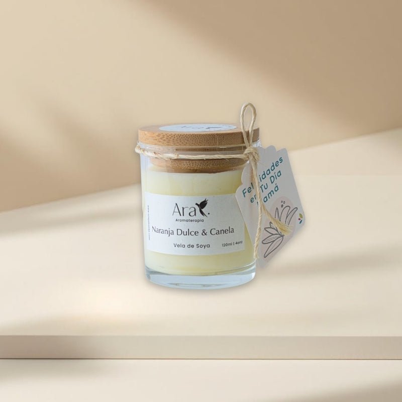 Vela Aromática| Regalos Día de la Madre - Ara Jabones