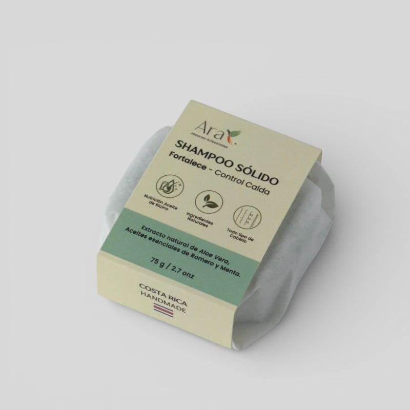 Shampoo sólido Control Caída | Fortalece Romero
