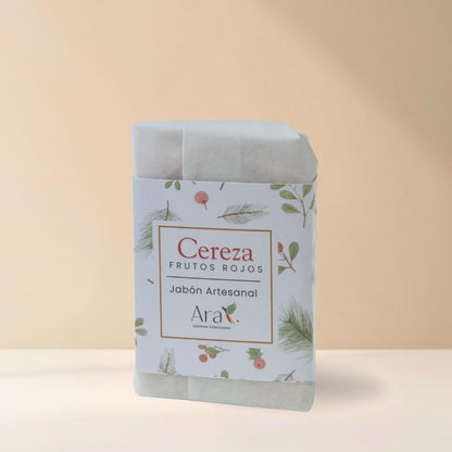 Jabón Artesanal Navideño| Cereza & Frutos Rojos