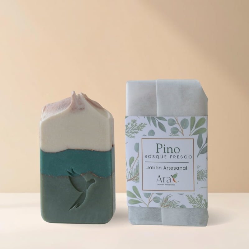 Jabón Artesanal Navideño | Pino & Bosque Fresco