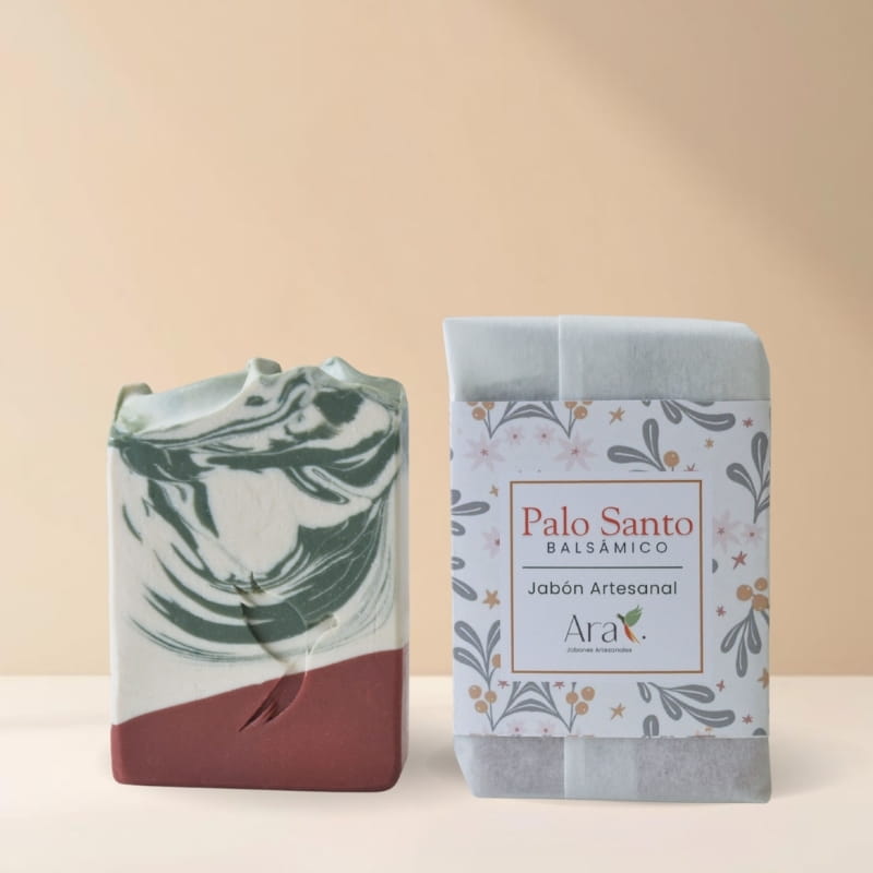 Jabón Artesanal Navideño | Palo Santo & Balsámico