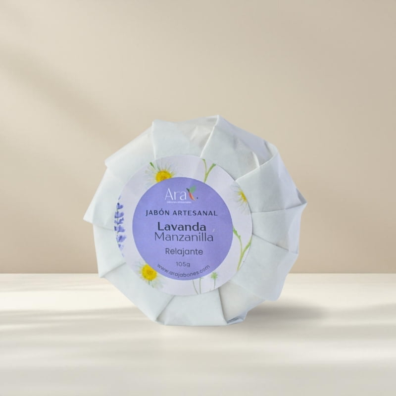 Jabón Artesanal de Lavanda y Manzanilla