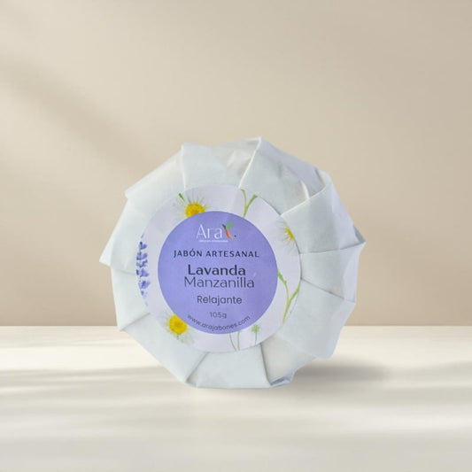 Jabón Artesanal de Lavanda y Manzanilla