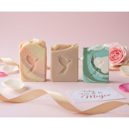 Jabón artesanal barra 50g | Detalles Día Internacional de la Mujer