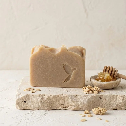Jabón Artesanal de Avena & Miel: Dermoprotector y Calmante