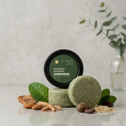 Shampoo Sólido Natural (40g) - Envase Metálico