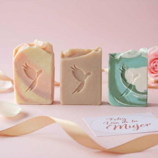 Jabón artesanal barra 50g | Detalles Día Internacional de la Mujer
