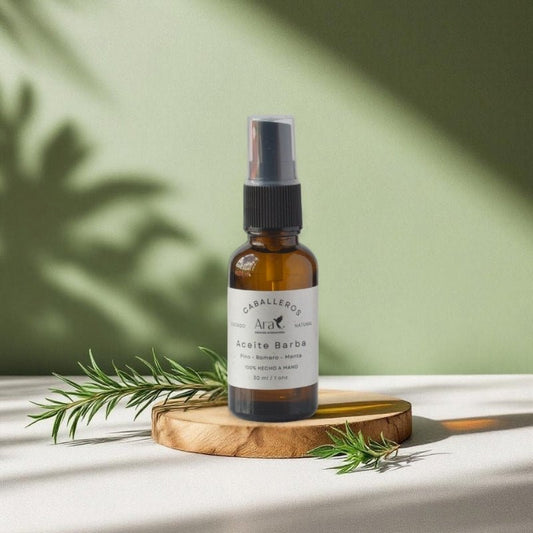 Aceite para Barba y Cabello | Tu Esencia Masculina Natural - Ara Jabones