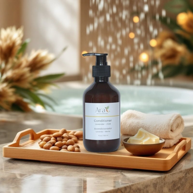 Acondicionador Líquido 300ml | Productos de baño para hoteles Boutique | 12 unidades - Ara Jabones