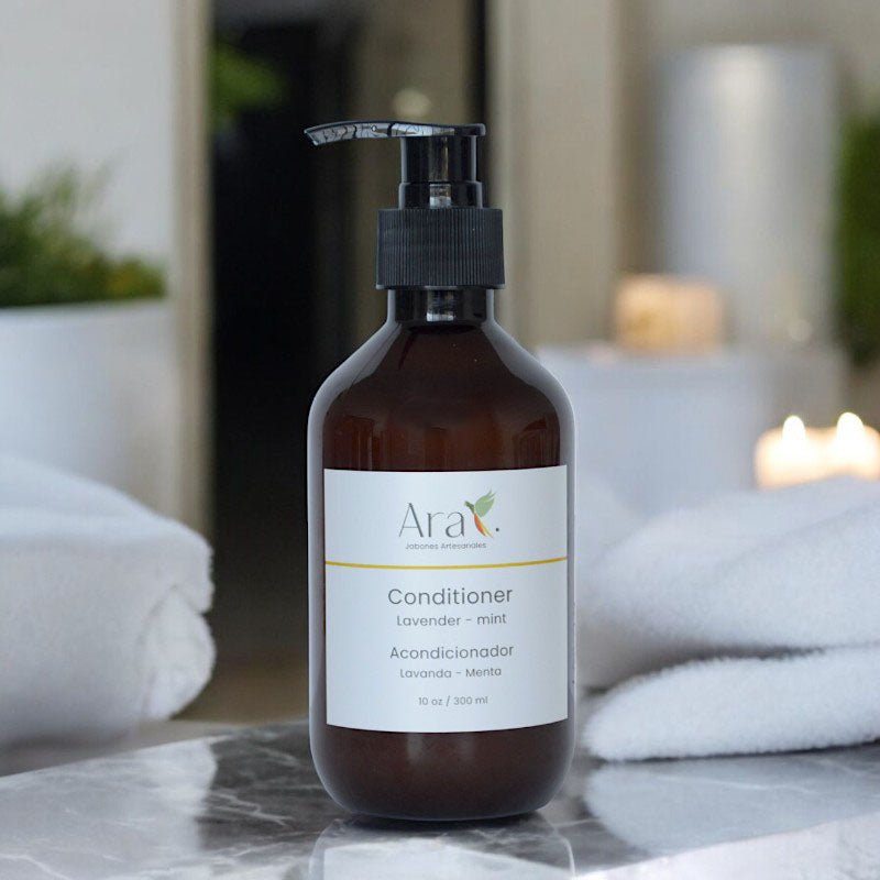 Acondicionador Líquido 300ml | Productos de baño para hoteles Boutique | 12 unidades - Ara Jabones