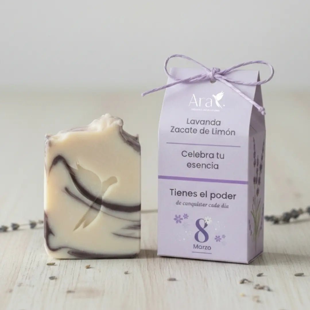 Jabón artesanal 90g | Regalos Empresariales para Mujeres - Ara Jabones