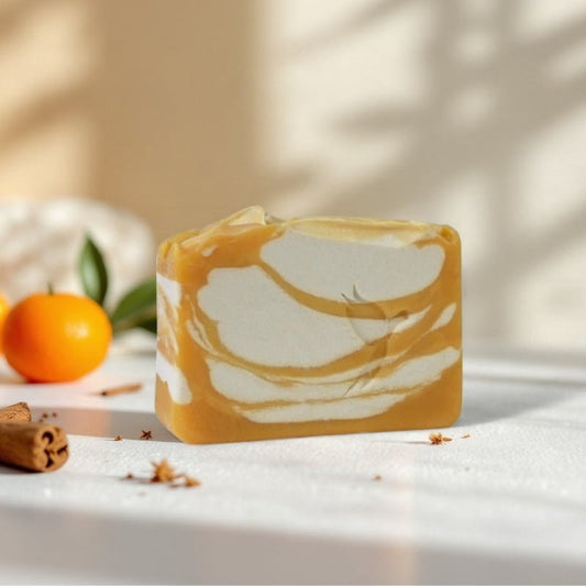 Jabón Artesanal de Naranja Dulce y Canela - Ara Jabones