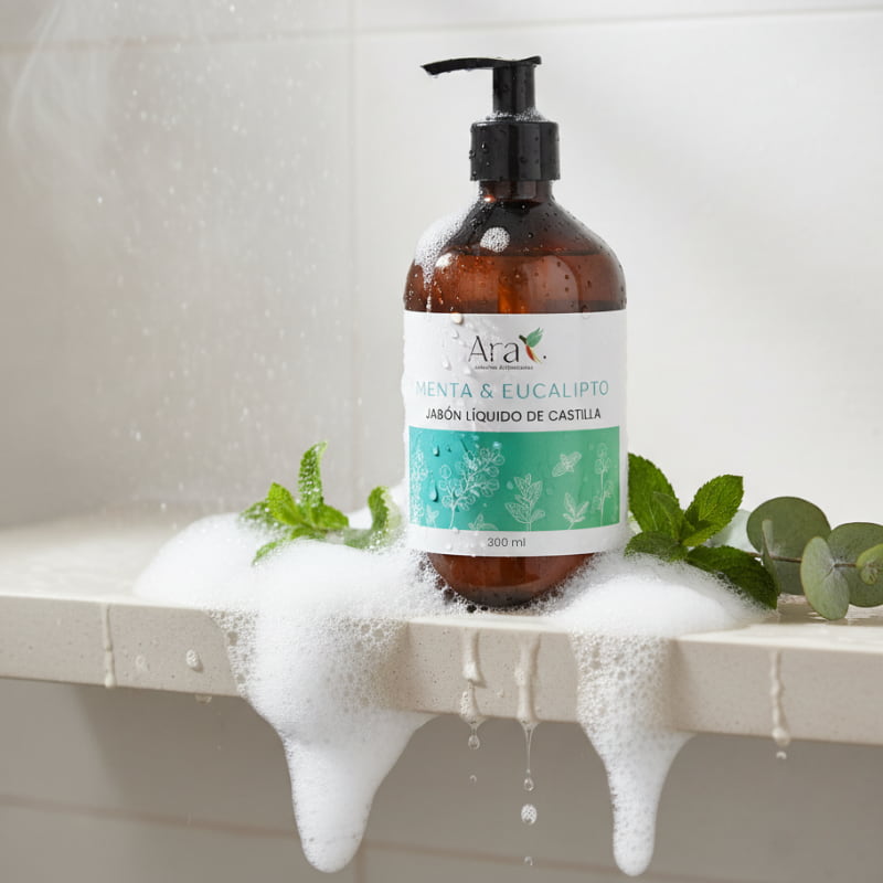 Jabón Castilla líquido de 300ml | Regalos Día de la Mujer Empresas - Ara Jabones