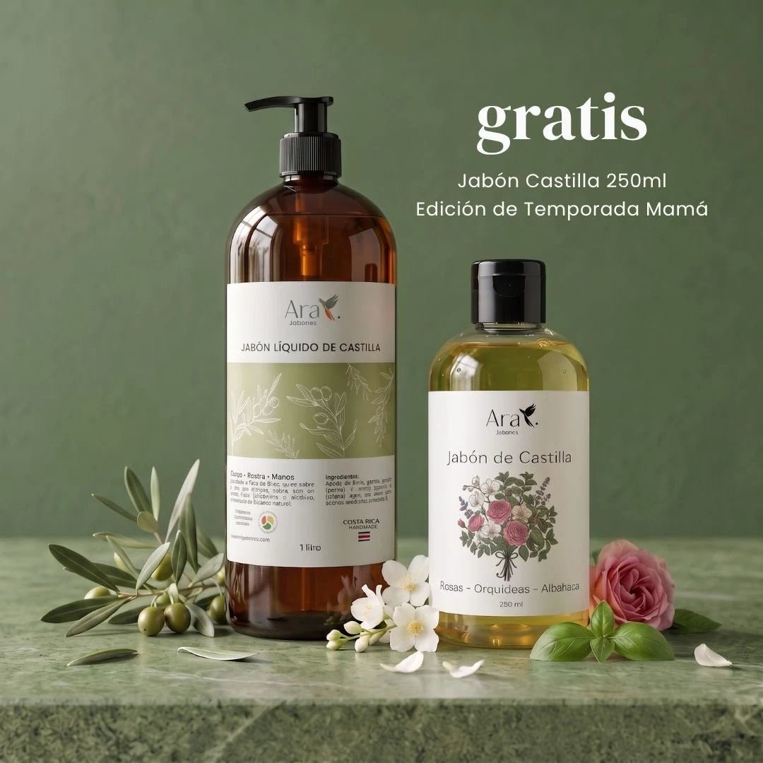 Jabón líquido de Castilla Artesanal | Aromas variados | 1 Litro - Ara Jabones