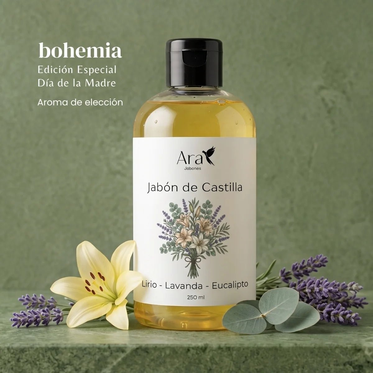 Jabón líquido de Castilla Artesanal | Aromas variados | 1 Litro - Ara Jabones