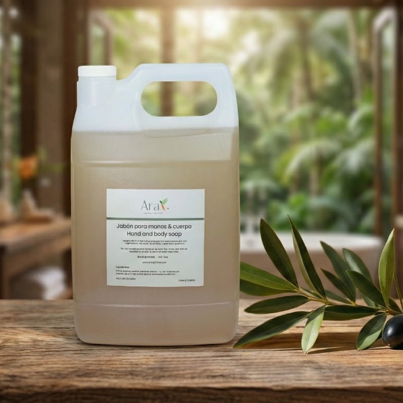 Jabón Líquido Ducha | Amenidades para Hoteles Costa Rica | Galón - Ara Jabones
