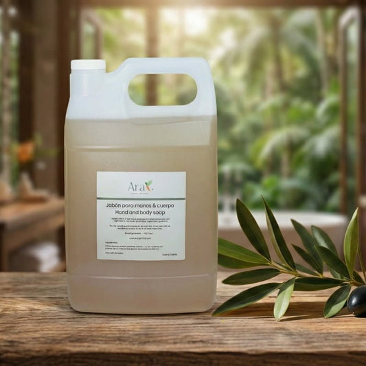 Jabón Líquido Ducha | Amenidades para Hoteles Costa Rica | Galón - Ara Jabones
