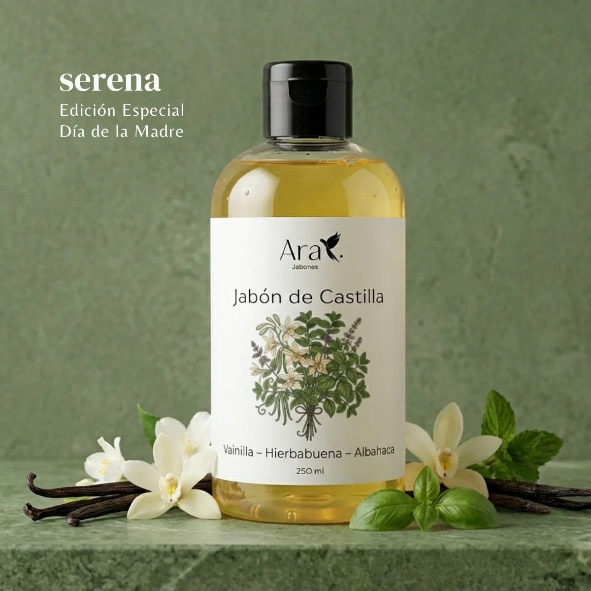 Jabón Castilla 250ml | Serena | Ara Jabones
