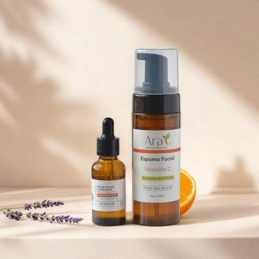 kit Cuidado Facial Vitamina C | ¡Piel radiante al descubierto! - Ara Jabones