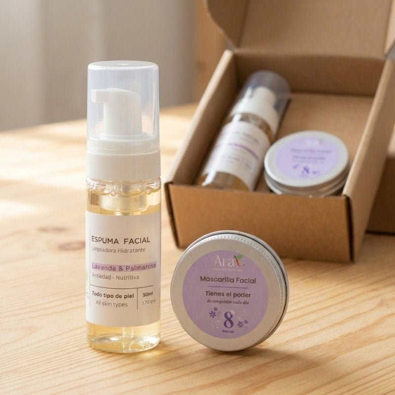 Kit Dúo Facial Glow | Detalles para Regalar el Día de la Mujer - Ara Jabones