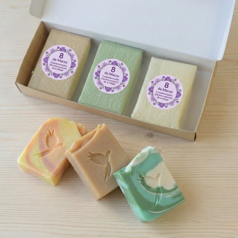 Kit Jabones Artesanales | Detalles corporativos día de la mujer - Ara Jabones