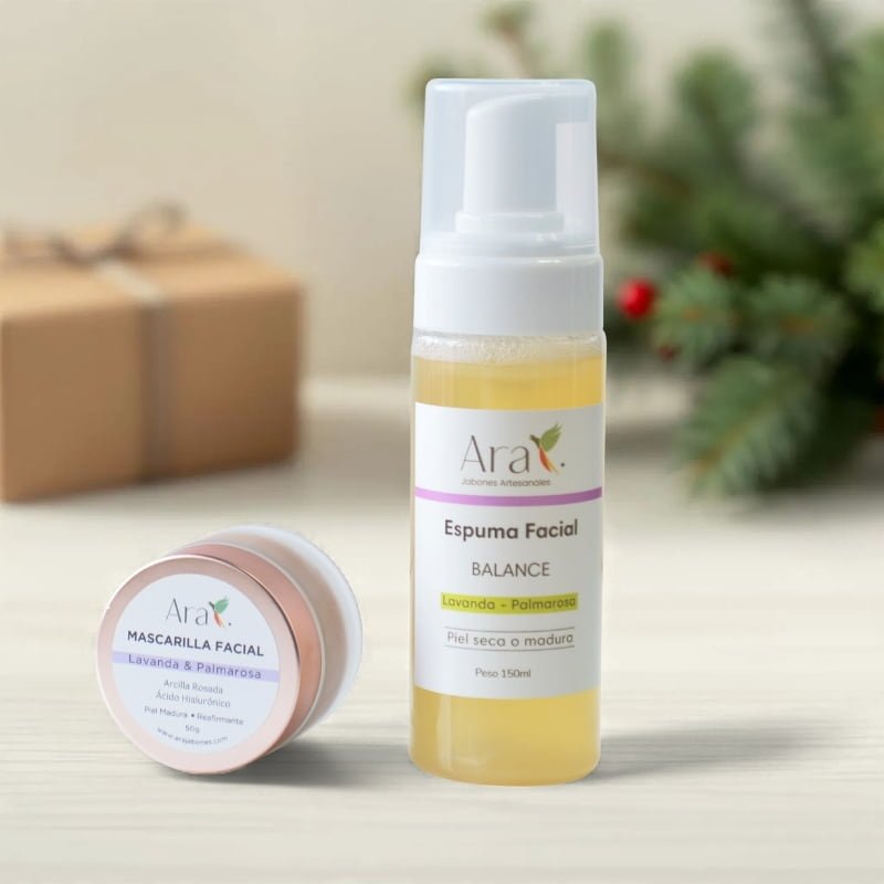 Kit Regalo Facial Natural | Regalo de Navidad para Mujeres - Ara Jabones