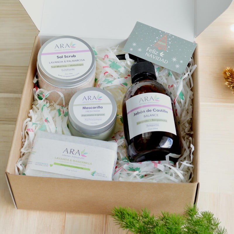 Set Exfoliante Spa | Regalos Navideños Empresariales - Ara Jabones