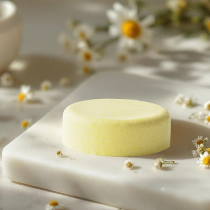 Shampoo en Barra de Manzanilla |Aclarante Natural y Brillo Radiante - Ara Jabones