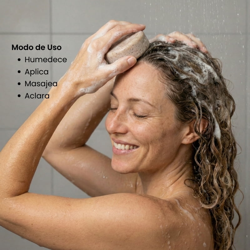 Shampoo en Barra Purifica | Cabello Graso - Ara Jabones