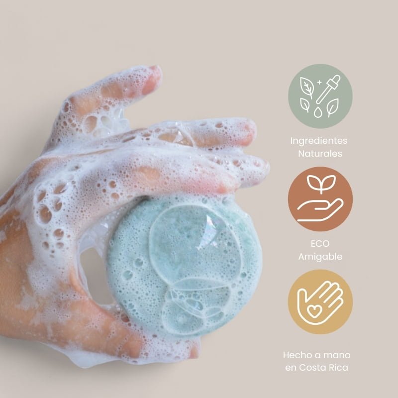 Shampoo sólido Control Caída | Fortalece Romero - Ara Jabones