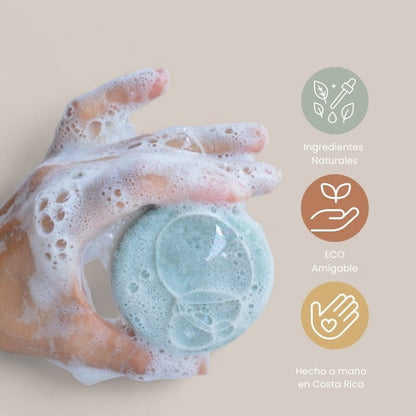 Shampoo sólido Control Caída | Fortalece Romero - Ara Jabones