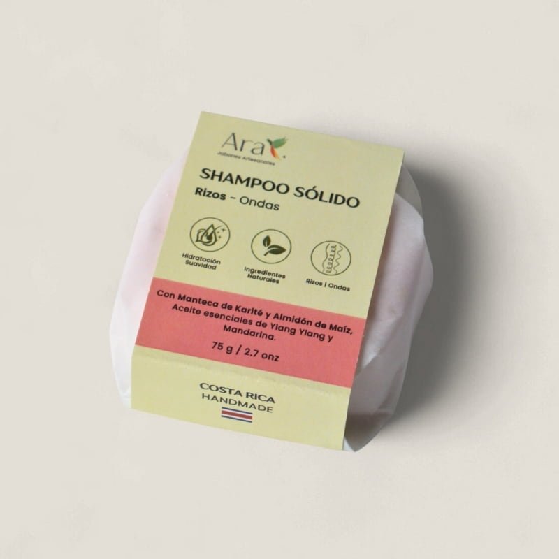 Shampoo Sólido Rizos | Hidratación Extra - Ara Jabones